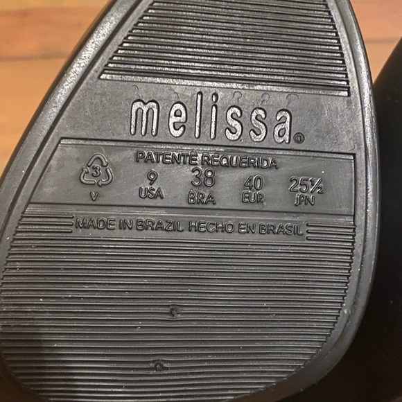 MELISSA + Karl Lagerfield Black Jelly Pump Heel 9 - Picture 6 of 8